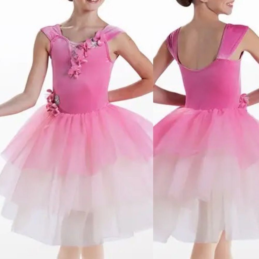 WEISSMAN Dance Costume pink velvet tutu ballet Hummel
13510 MC-Medium child